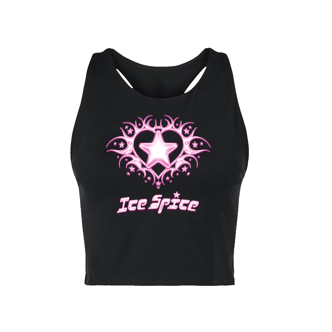 Ice Spice x Mercedes Benz Cropped Racerback Top - Ice Spice UK